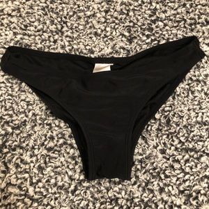 black bikini bottoms